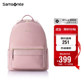 新秀丽（Samsonite）双肩包13英寸电脑包女士背包大学生书包简约时尚旅行包TQ4