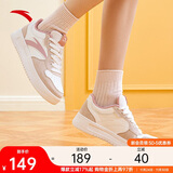 安踏轻松丨板鞋小白鞋女鞋学生校园厚底增高轻便百搭情侣运动休闲鞋