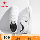 乔丹男鞋板鞋运动鞋皮革面空军一号休闲百搭厚底增高小白鞋