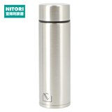 NITORI宜得利家居 保温杯男女士不锈钢车载便携保冷口袋水杯 银色 160ml