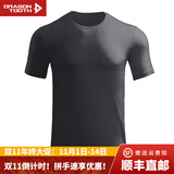 龙牙【满2件-100】三代秘纤速干圆领短袖男士夏季战术百搭战术户外T恤 谍影灰（圆领） M 175/96A(135-160斤)