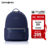 新秀丽（Samsonite）双肩包13英寸电脑包女士背包大学生书包简约时尚旅行包TQ4