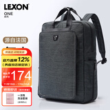 乐上（LEXON）休闲双肩包男14/15.6英寸笔记本电脑包通勤旅行包轻便书包绿色