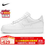 耐克NIKE缓震板鞋男空军一号AIR FORCE 1运动小白鞋CW2288-111白44.5
