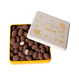 怡浓今典牛奶巧克力豆130g 可可脂巴旦木果仁夹心零食生日圣诞礼物