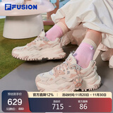 FILA FUSION斐乐潮牌【赵露思同款】女硬糖新款休闲厚底老爹鞋运动鞋