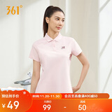 361°短袖女春夏季运动t恤速干衣polo衫跑步健身休闲瑜伽662424130H-2