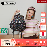 LeSportsac乐播诗新款包包女包休闲旅行双肩包大容量通勤背包送女生礼物 怪异招财猫
