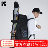 酷峰 滑雪包背包单板雪板双肩包登机雪具雪鞋收纳装备大容量板包 黑色65L