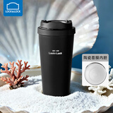 乐扣乐扣元气保温咖啡杯陶瓷覆层内胆大容量保冷保温杯男女士礼物潮流杯 【新款陶瓷覆膜】黑色550ml京仓发货