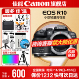 佳能r10 微单相机 轻量小型 APS-C画幅 eos r10 高速连拍 踏青 打鸟vlog数码照相机 下单抽拉布布&金豆 单机拆+RF24-50拆【小型轻量全画幅标准变焦】 套餐一【升级128G内存