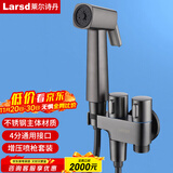 莱尔诗丹马桶喷水枪马桶伴侣一进二出角阀套装厕所增压冲洗喷头LD10327H