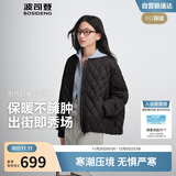 波司登25年羽绒服女士秋90绒轻薄棒球领宽松短款内胆时尚百搭外套
