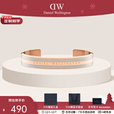 丹尼尔惠灵顿（DanielWellington）DW手镯 时尚饰品情侣简约百搭男女开口手镯 圣诞礼物送女友 晨雾灰中号DW00400011