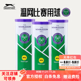 Slazenger史莱辛格网球温网官方用球铁罐训练网球高级比赛球耐磨豹子球 新包装铁罐340981 3粒装 24筒 整箱