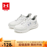 UNDER ARMOUR儿童舒适跑鞋男女童休闲透气耐磨运动鞋童鞋跑鞋 白色 33