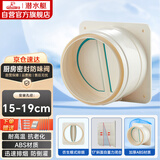 潜水艇（Submarine）E160 厨房烟道全密封防味阀 公共烟道止逆阀止回阀 烟道阀