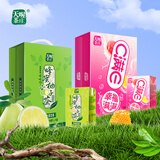 天喔茶庄 蜂蜜柚子茶+蜜桃汁 果汁凉茶果味饮料饮品250ml*16盒*2
