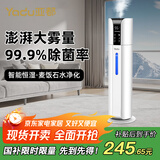 亚都（YADU）空气加湿器家用落地式大容量上加水卧室孕妇婴儿智能恒湿uv-c除菌客厅办公室超声波空调房喷雾增湿 智能除菌款