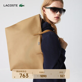 LACOSTE法国鳄鱼女包优雅大容量时尚单肩包托特包女|NF1888PO C87/卡其色 00