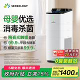 思乐智【政府补贴】S400积木空气净化器陶瓷光触媒催化分解甲醛除霾二手烟异味负离子猫毛新风一体机 母婴杀菌套装【0臭氧无辐射】 CAPS400