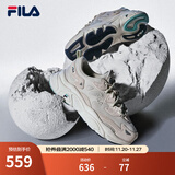 FILA斐乐女鞋跑步鞋情侣同款老爹鞋MARS火星鞋男鞋休闲运动鞋 【女款】奶白/木薯粉-GT 36.5