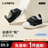 卡特兔宝宝学步鞋秋季童鞋幼儿园室内鞋女童帆布机能鞋男童布鞋X1CJ011