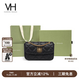 VANESSA HOGAN VH女包茵然软包系列复古太阳神斜挎包菱格链条腋下包小众单肩包