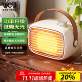 VCJ【德国品牌】桌面电取暖器小型暖风机桌面电暖风迷你办公室卧室台式手提烤火炉