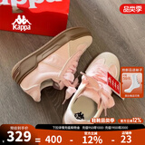 KAPPA卡帕女鞋厚底滑板鞋子女2025冬季新款运动休闲鞋软底德训鞋小粉鞋 奶茶粉 36