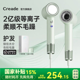 Creade科瑞德高速吹风机吹头发家用大功率速干负离子护发电吹风星级酒店生日礼物送女生国家补贴K-4043 K-5200礼盒装【赠集风嘴】