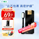 狮王（Lion）磁悬浮声波电动牙刷替换清洁刷头 呵护型-极耀黑1支 京东自营