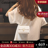 CALWAN KEODH包包新款2025包包女包斜挎包真皮高级感小众生日礼物送女友老婆 【米白】轻奢时尚百搭链条包实用走心女生闺蜜