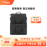 Diplomatdiplomat外交官背包时尚休闲双肩电脑包男高端商务大容量DB-2713L 黑色