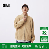 森马（Semir）夹克男冬抗静电外套摇粒绒情侣上衣109724108203
