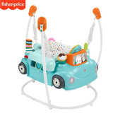 费雪（Fisher-Price）婴儿多功能轻便摇椅 新生儿哄睡安抚摇床满月礼物 2合1智能小车蹦跳乐园HDY18