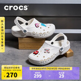 CROCS卡骆驰贝雅洞洞鞋沙滩鞋|10126 白色-100 37/38(230mm) 