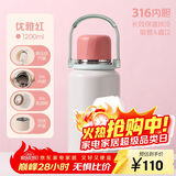 希乐保温杯大容量户外泡茶杯316不锈钢便携学生吸管杯男女双饮水杯子