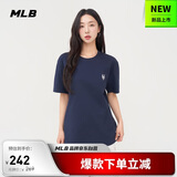MLB短袖T恤男女时尚秋季休闲经典纯色圆领25新款3ATSB0153-09NYS-XXL