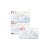 贝亲（Pigeon）婴儿柔润纸巾新生儿云柔巾乳霜纸保湿纸巾抽纸3层100抽*3包