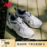 NEW BALANCE NB410官方男鞋女鞋情侣越野户外鞋秋冬透气复古休闲运动鞋休闲 浅灰色/银色 宽鞋楦2E MT410KR5 42 (脚长26.5cm)