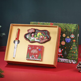 DUKE公爵圣诞节系列套装4红色气氛款铱金笔钢笔墨水笔自用书写送人自用书写顺滑可用墨囊 圣诞冰箱贴套装（红色钢笔）