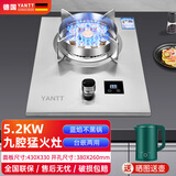 妍太太德国【煤气灶单灶】燃气灶单灶单眼猛火灶大火力煤气灶液化气灶定时灶不锈钢猛火灶5.2Kw 【154款】猛火型带定时 不锈钢 天然气