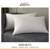 威斯汀（WESTIN） 五星级酒店羽绒枕芯 白鹅绒鹅毛 单人纯棉枕芯 侧睡高枕 51×91 cm（单只）