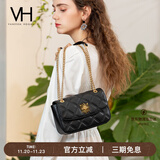 VANESSA HOGAN VH女包茵然软包系列复古太阳神斜挎包菱格链条腋下包小众单肩包