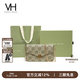 VANESSA HOGAN VH女包山茶花信封包秋冬小众老花链条包女士单肩斜挎包圣诞礼物