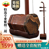 虎丘非洲小叶紫檀专业二胡乐器初学练习独奏定制二胡民族乐器