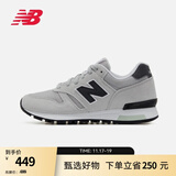 NEW BALANCE 官方休闲鞋男鞋女鞋简约经典舒适百搭时尚轻便复古运动鞋565系列 灰色 ML565CLG 46.5 (脚长30cm)