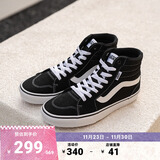 VANS范斯官方 Filmore Hi黑色高街风男鞋板鞋运动鞋 黑色 39