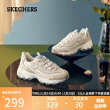 斯凯奇（Skechers）奶茶熊女鞋秋季厚底老爹鞋软底百搭熊猫鞋休闲运动鞋149238